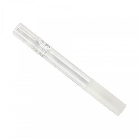 3" Clear Glass Cig Bat W/Frosted Tip