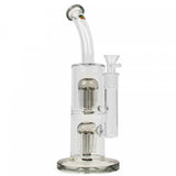 12" Dual Chamber Bubbler W/Dual Tree Percs